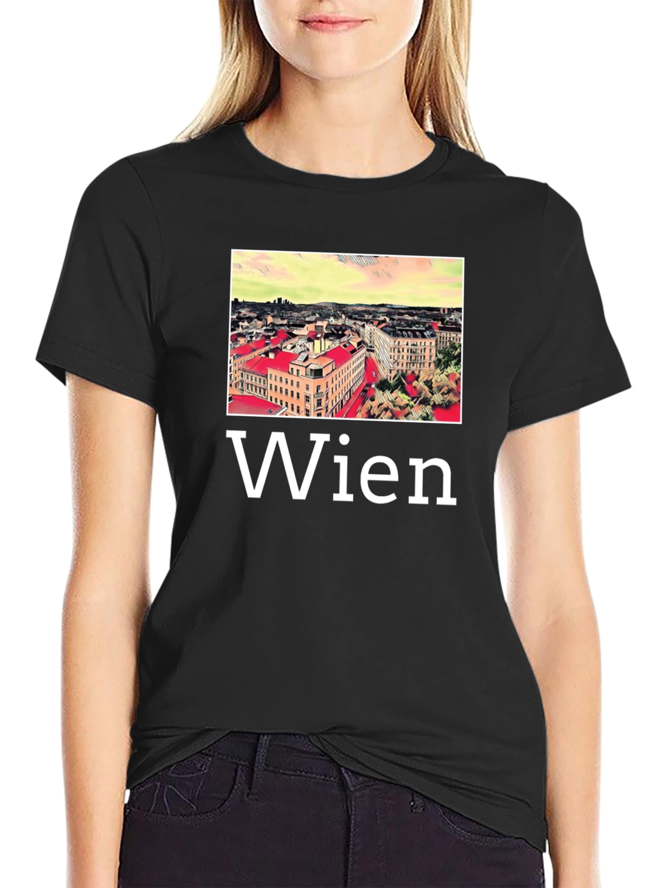 Vienna Cityscape T-Shirt - Wien Austria Tee