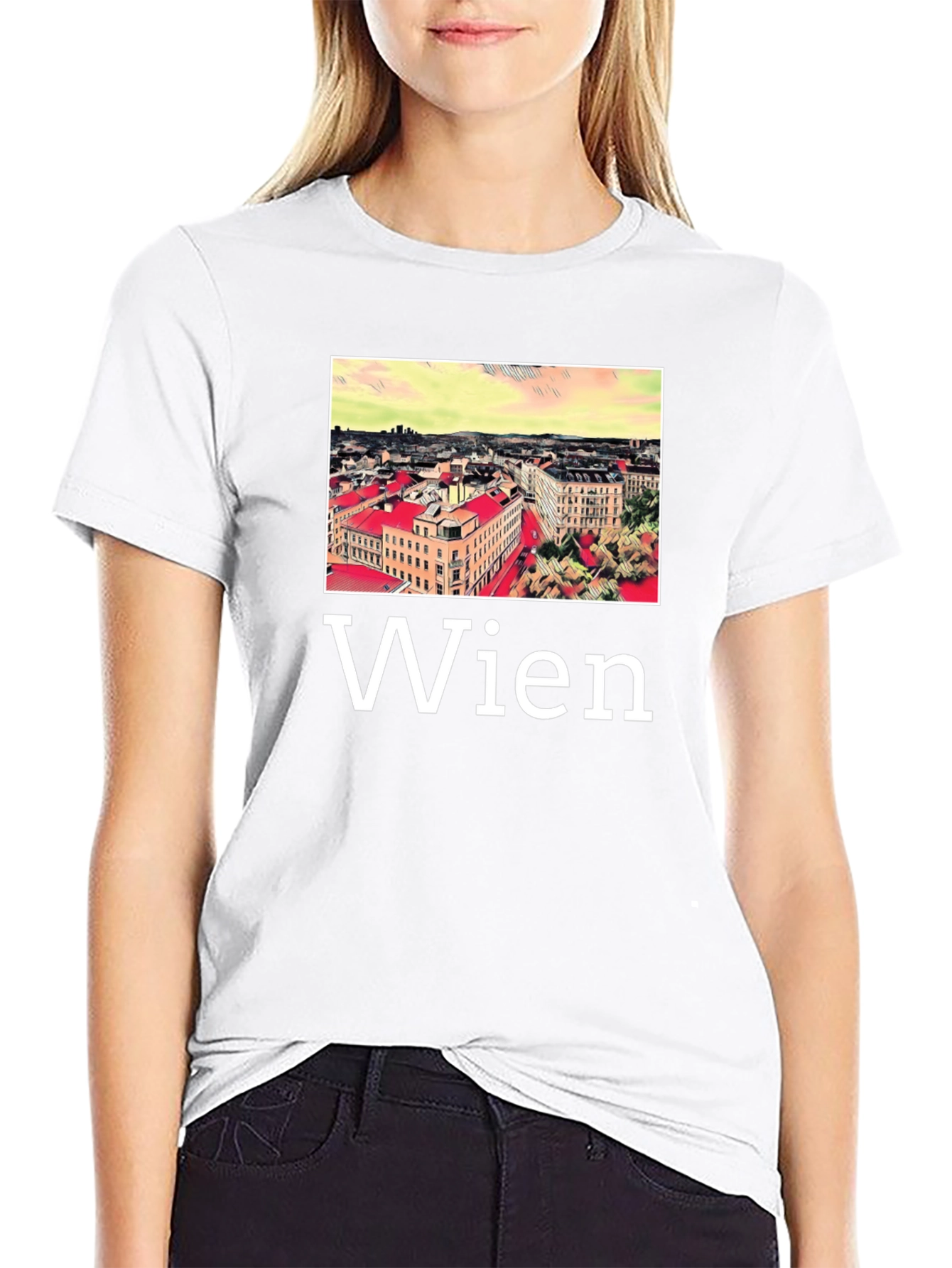 Vienna Cityscape T-Shirt - Wien Austria Tee