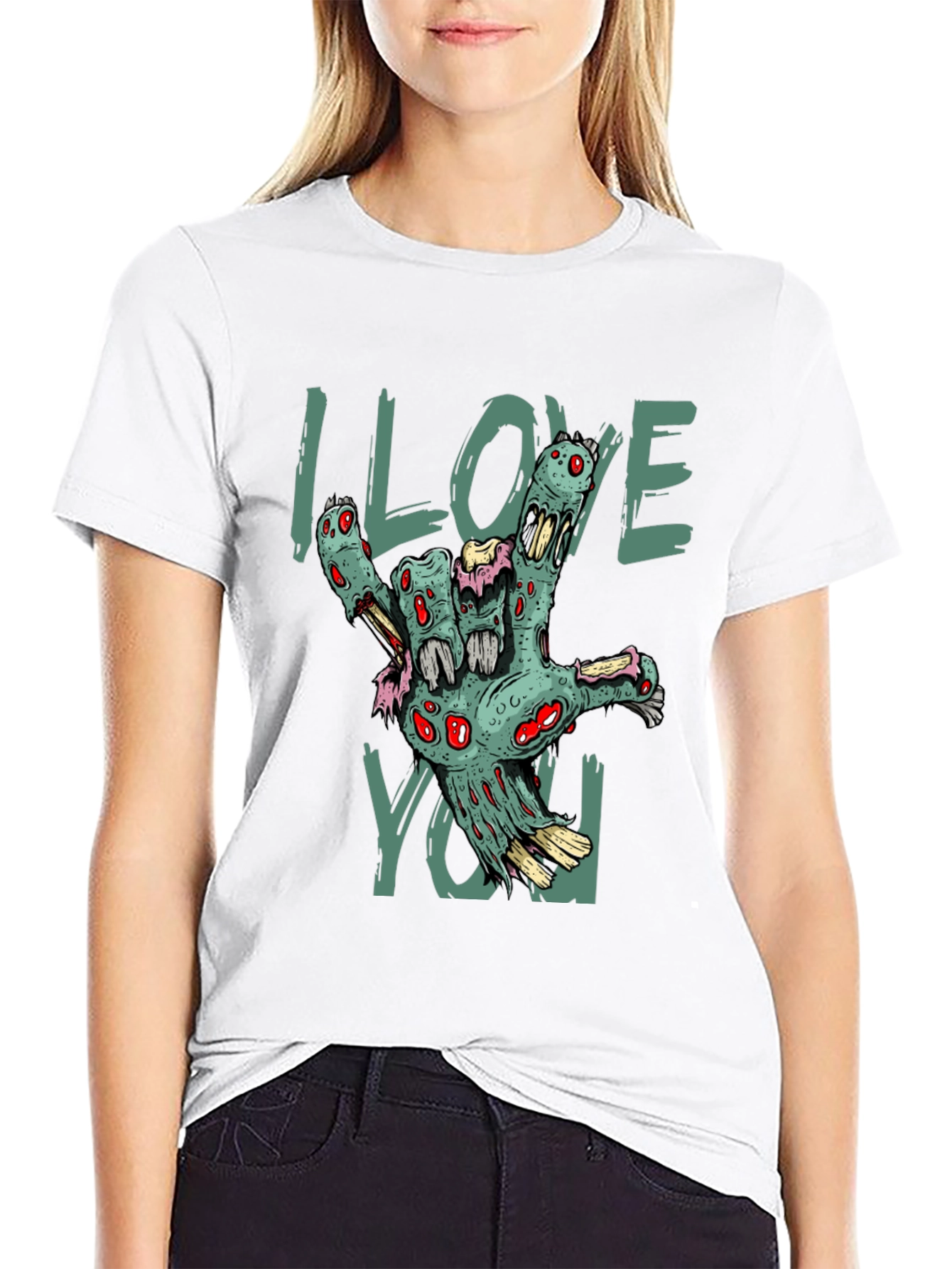 Zombie Hand I Love You T-Shirt