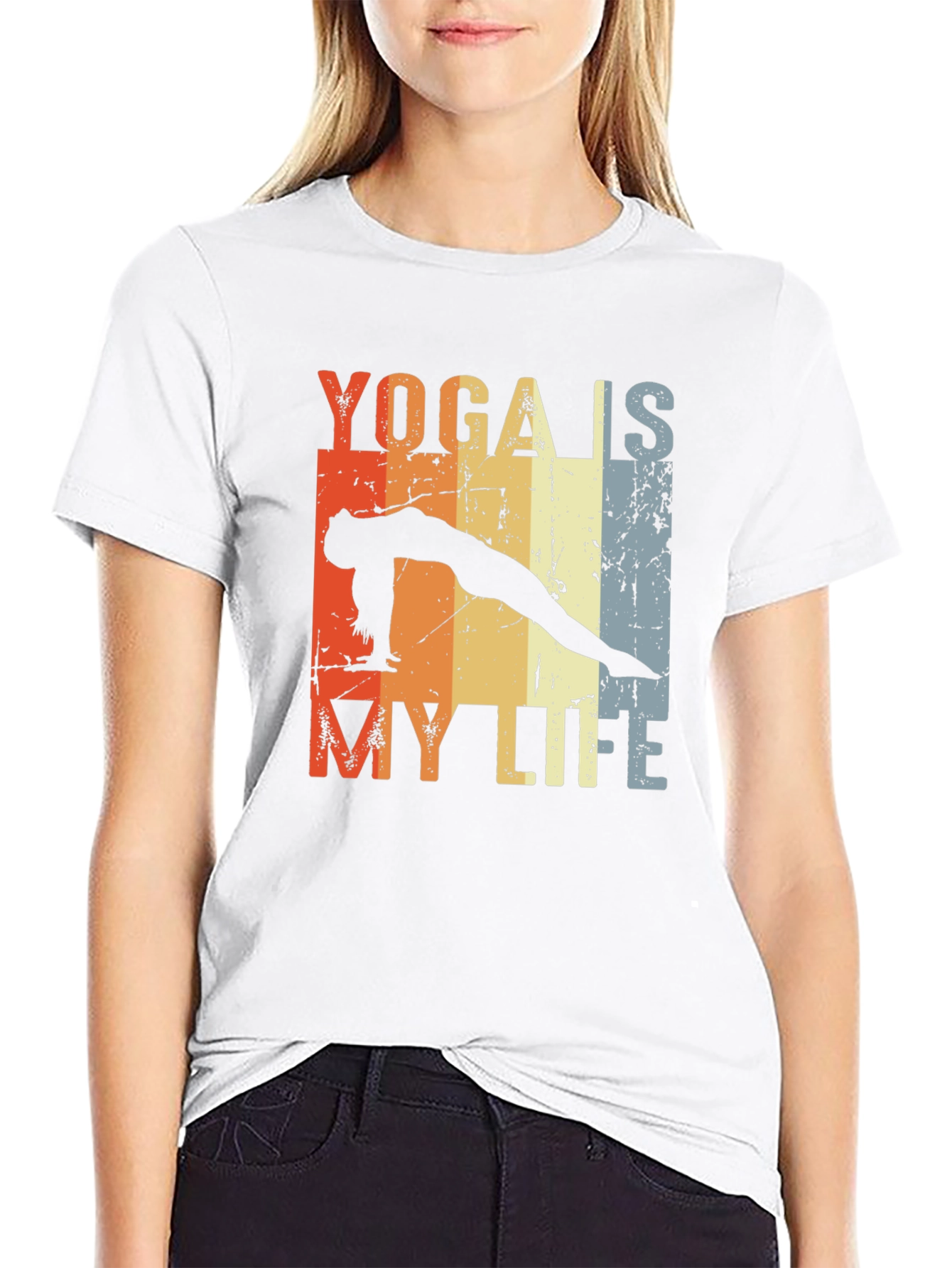 Yoga Is My Life Graphic T-Shirt