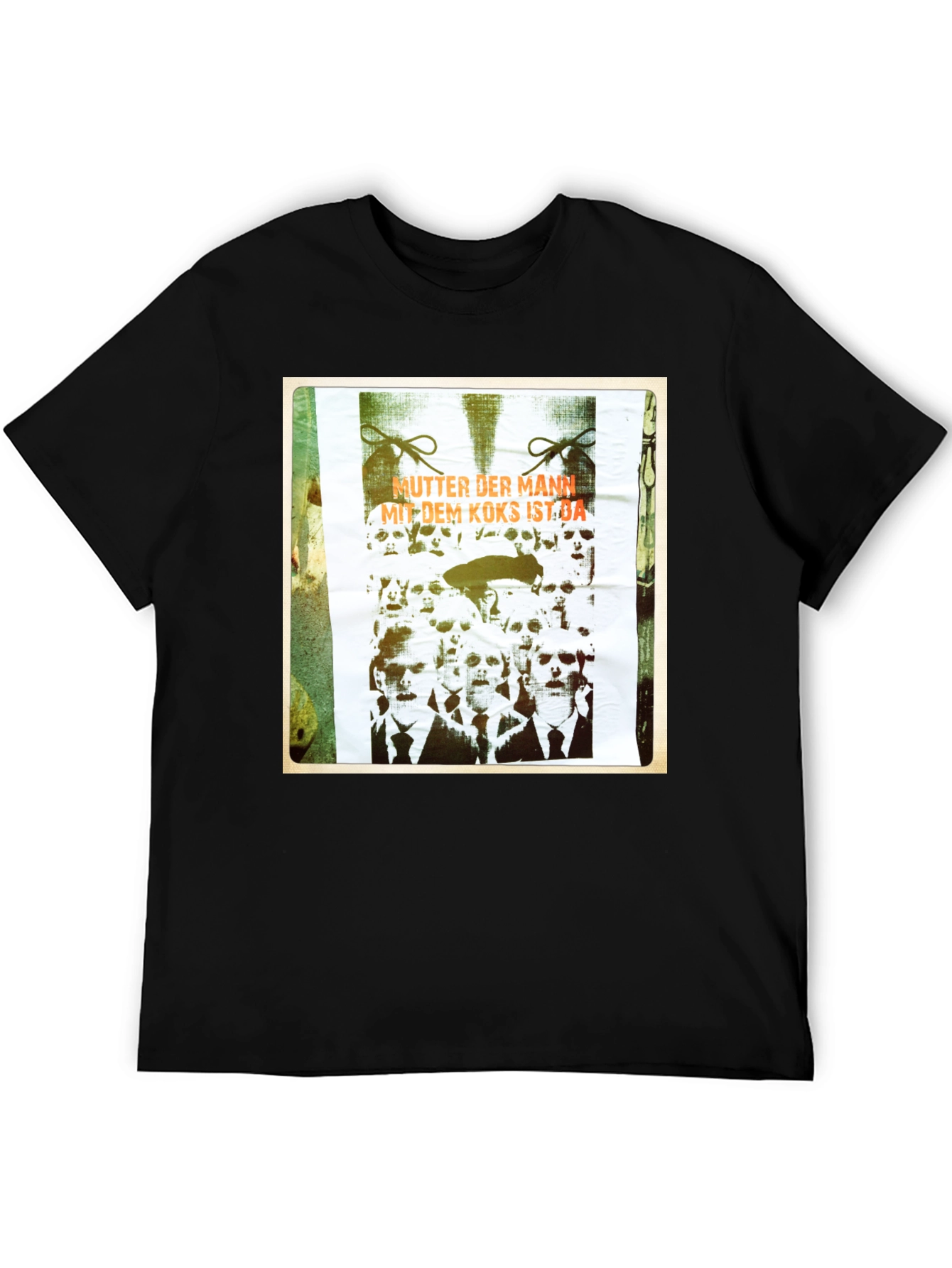 Unique Graphic Print Black T-Shirt