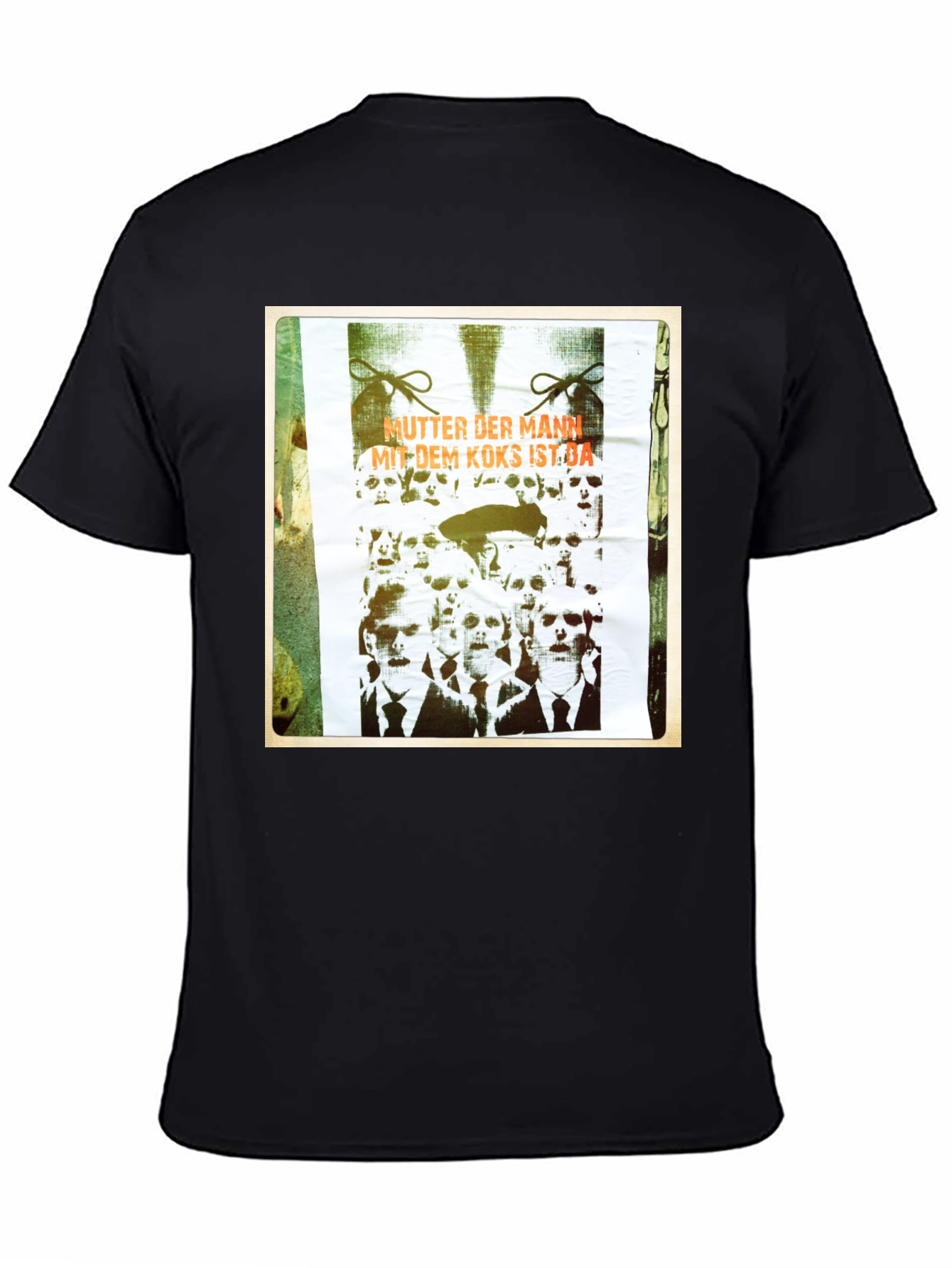 Unique Graphic Print Black T-Shirt