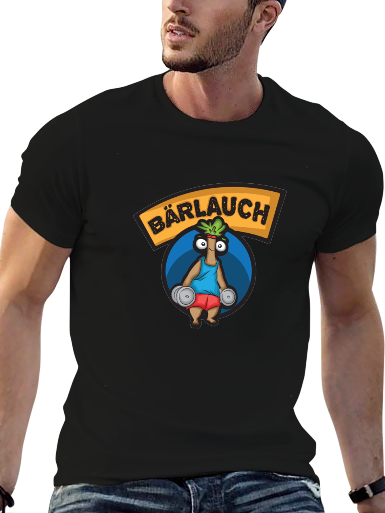 Bärlauch Gym T-Shirt - Funny Workout Design