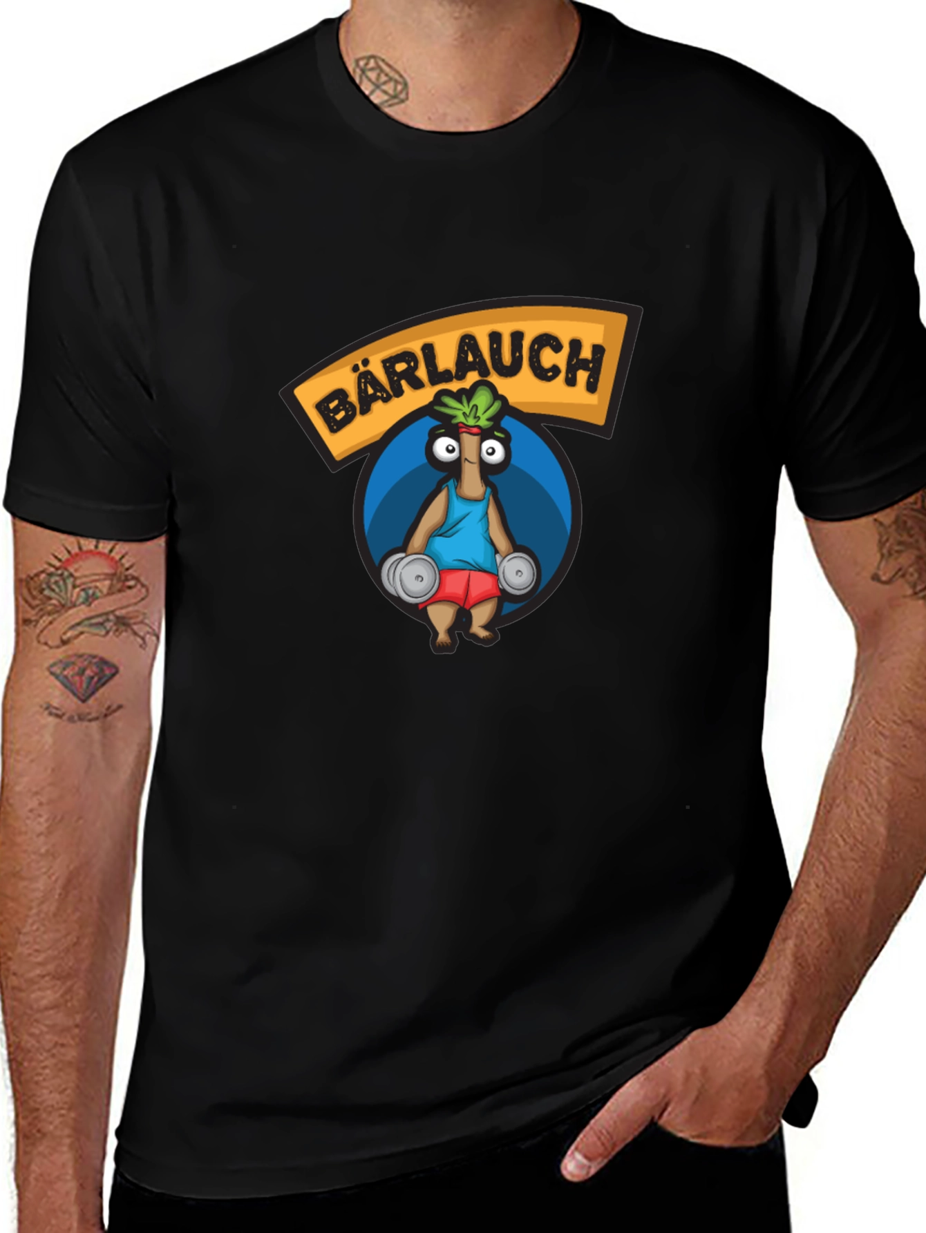 Bärlauch Gym T-Shirt - Funny Workout Design