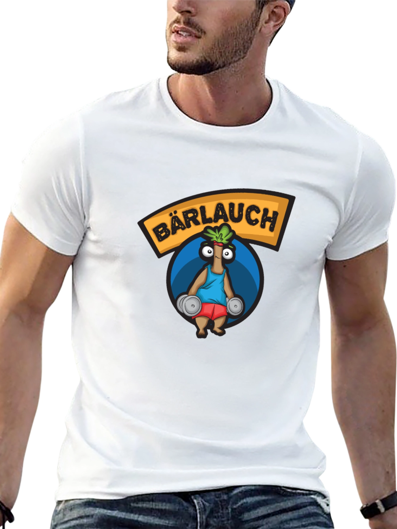 Bärlauch Gym T-Shirt - Funny Workout Design