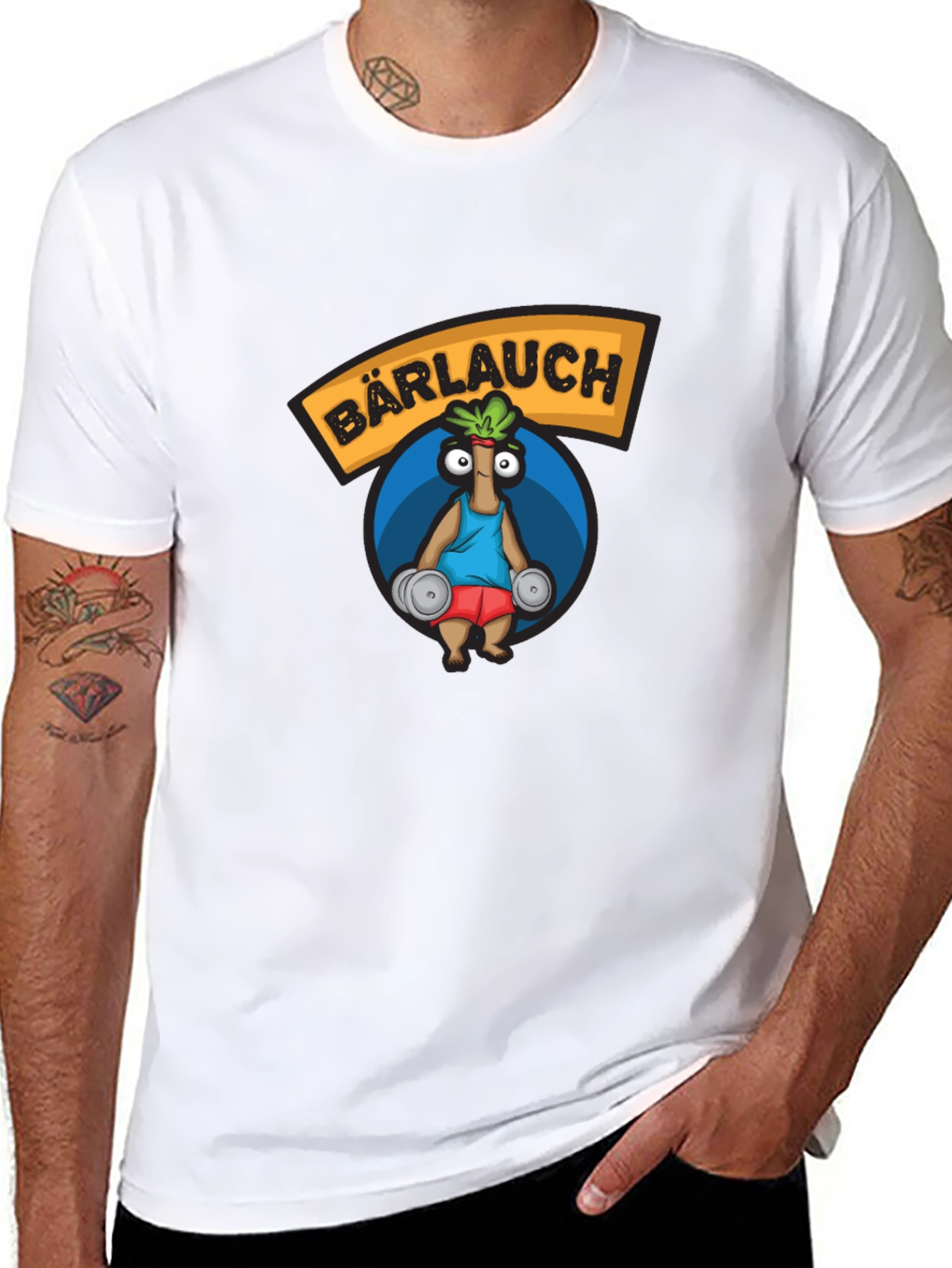 Bärlauch Gym T-Shirt - Funny Workout Design