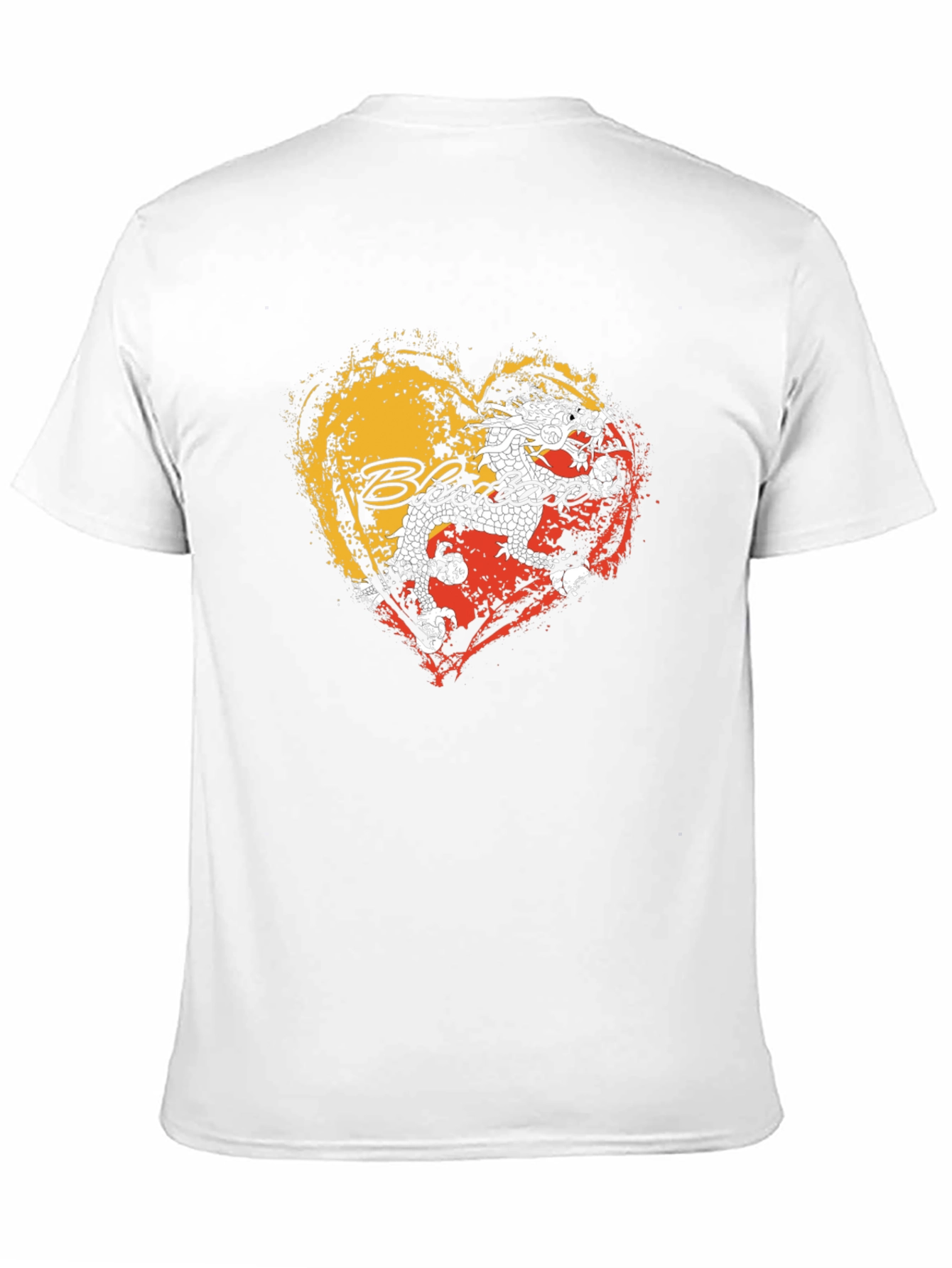 Bhutan Flag Heart T-Shirt
