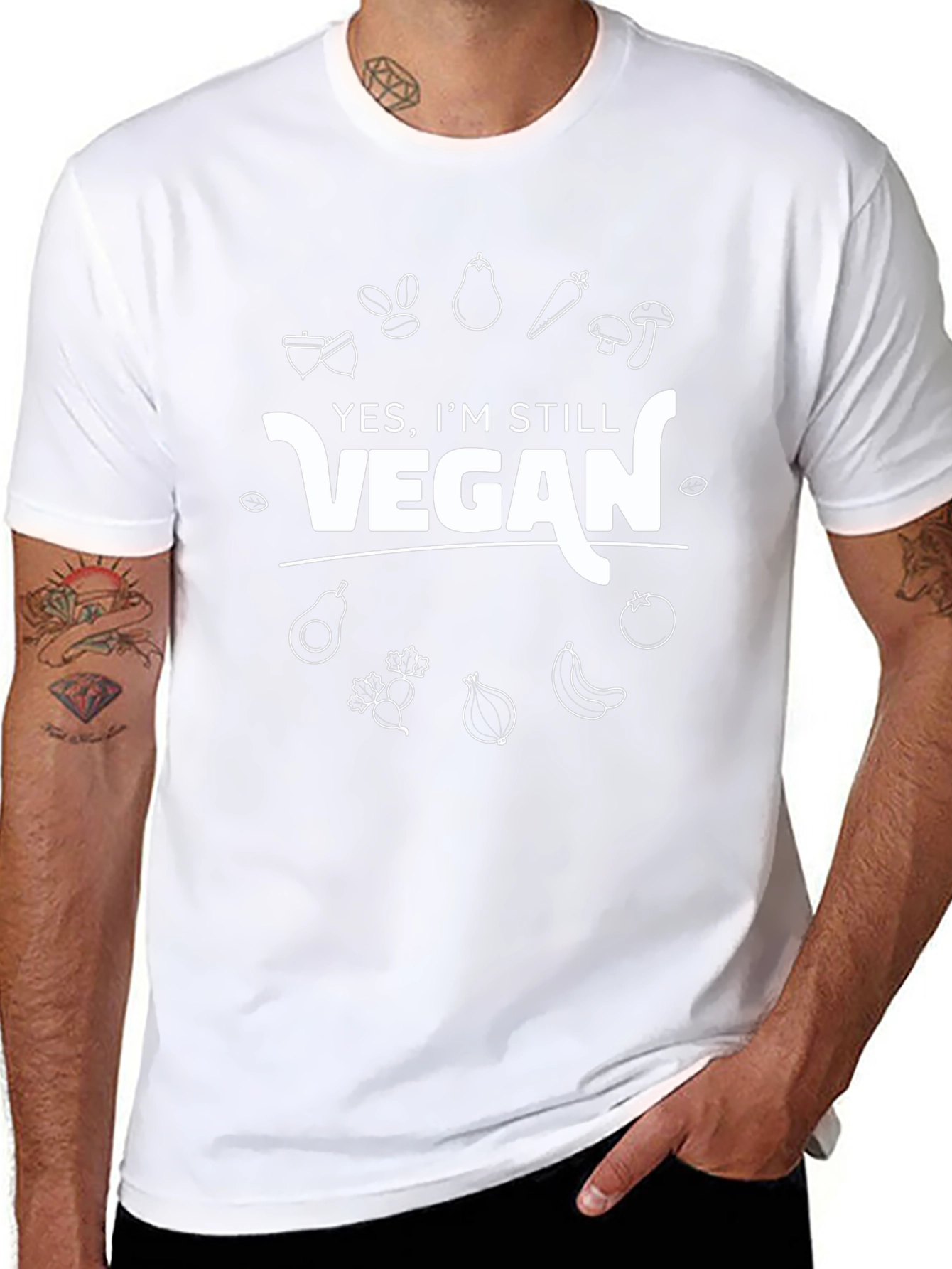 Vegan Lifestyle Graphic Tee - Yes Im Still Vegan