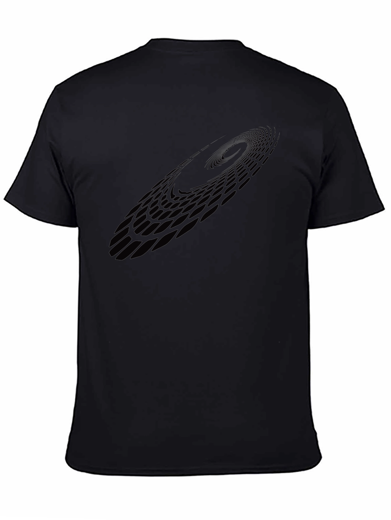 Abstract Black Hole Graphic T-Shirt