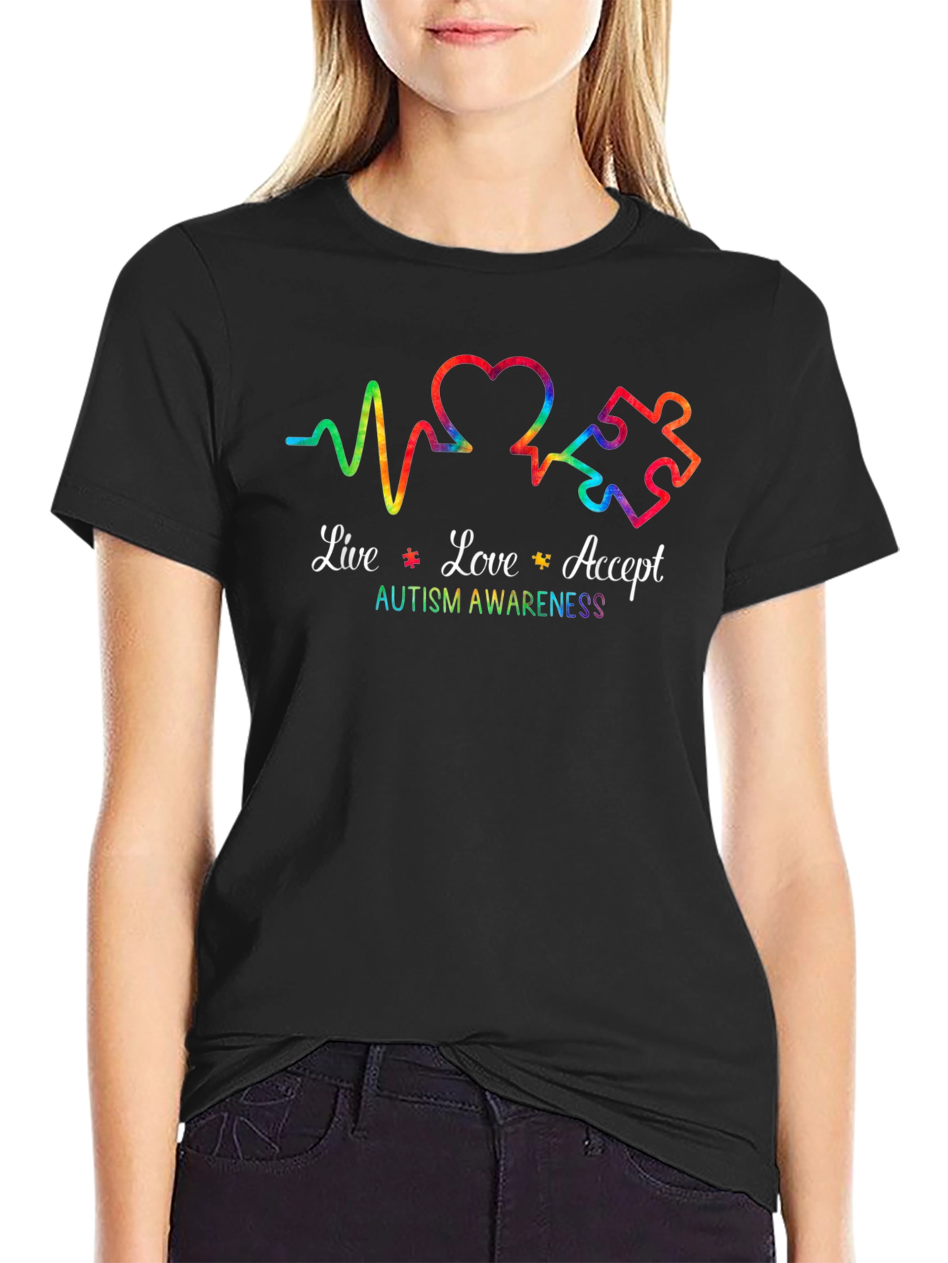 Autism Awareness Heartbeat T-Shirt