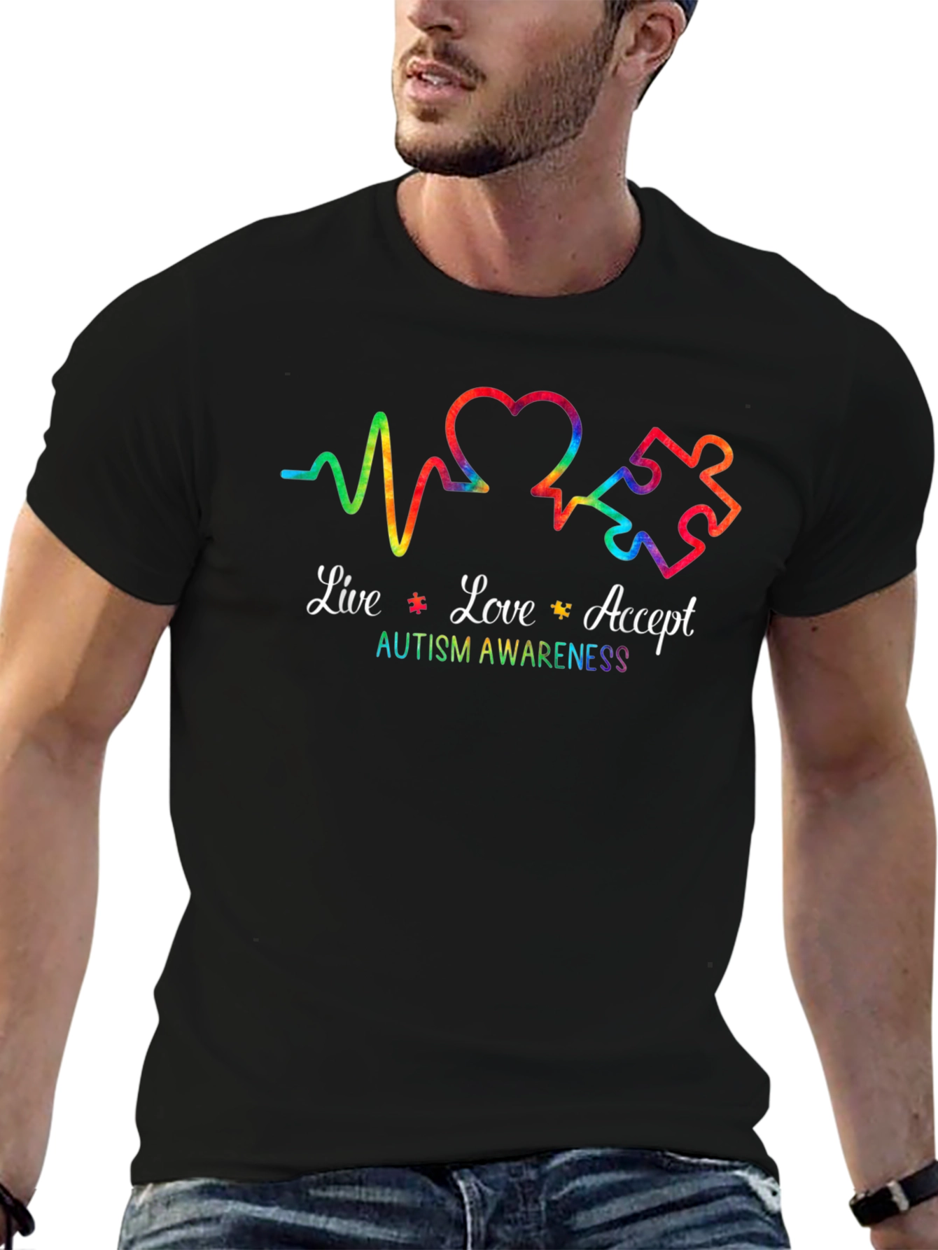 Autism Awareness Heartbeat T-Shirt