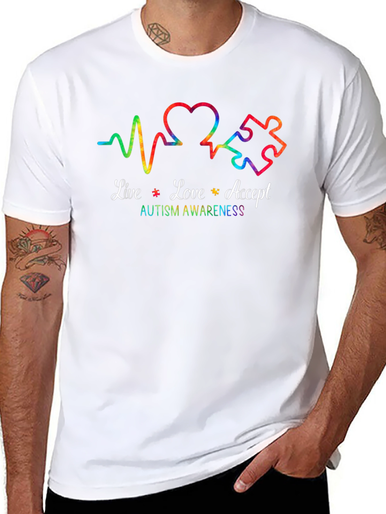 Autism Awareness Heartbeat T-Shirt