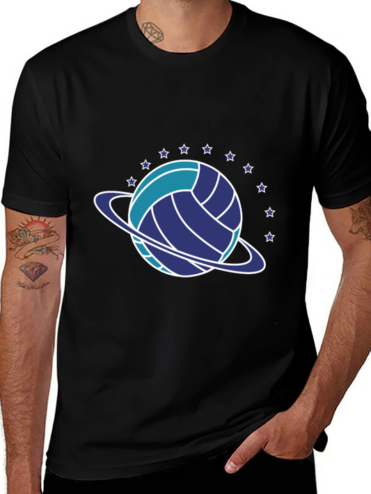 Volleyball Planet Graphic T-Shirt