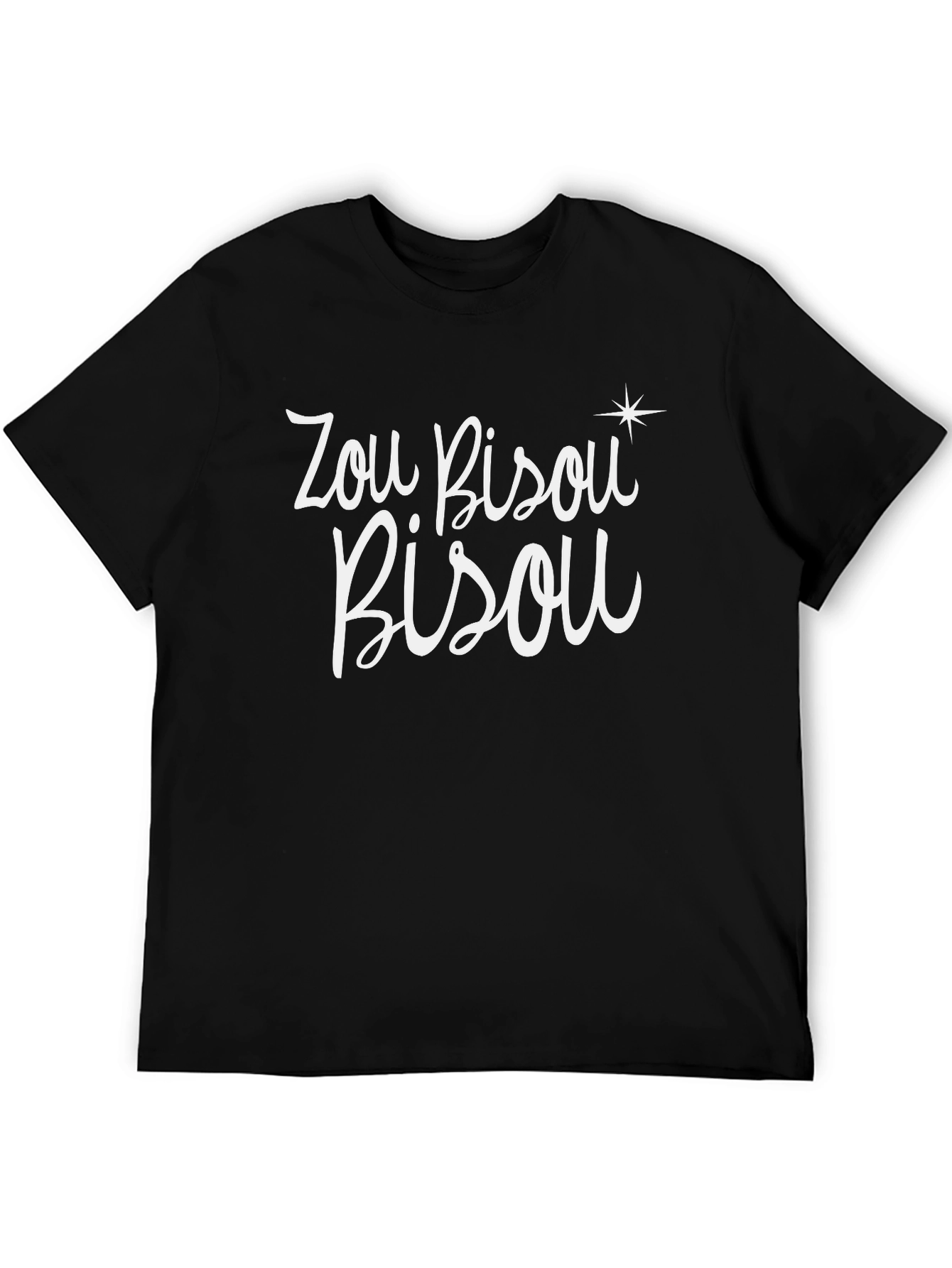 Zou Bisou Bisou Graphic Tee - Black