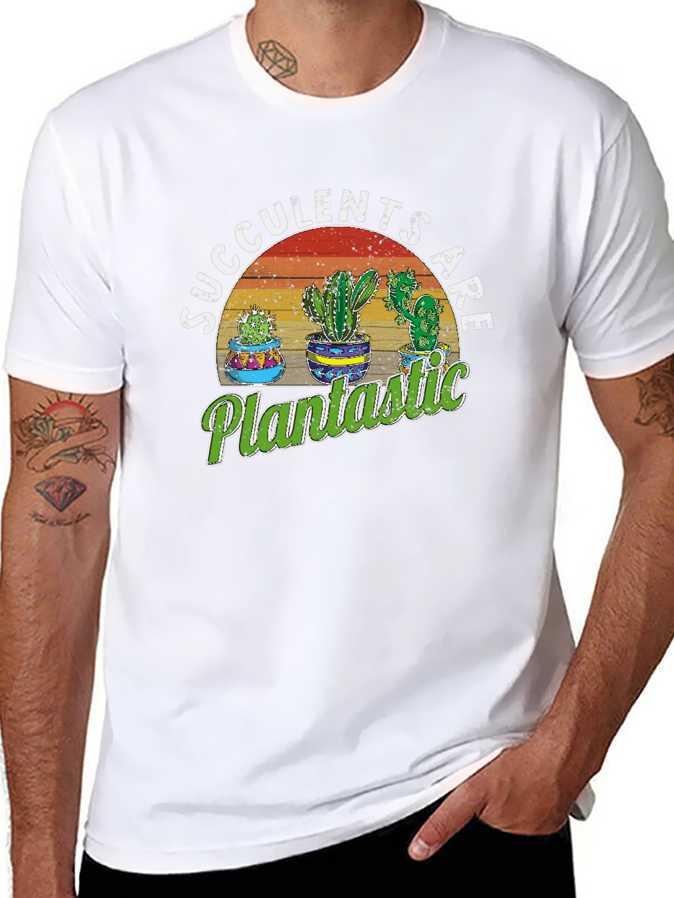 Succulents Are Plantastic Graphic Tee