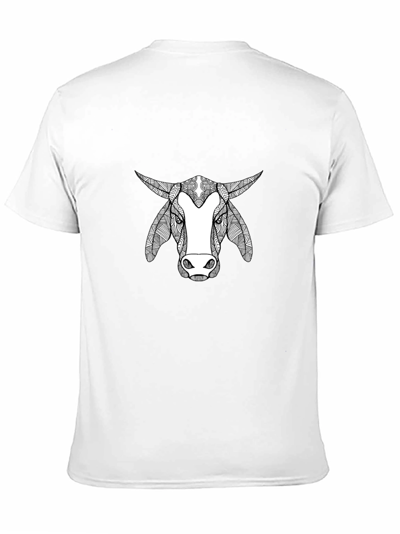Bull Graphic Print Crew Neck T-Shirt