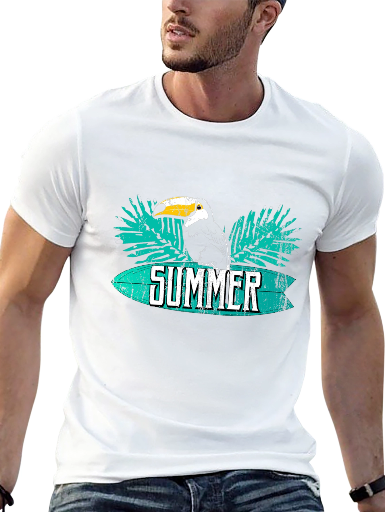 Tropical Toucan Summer T-Shirt