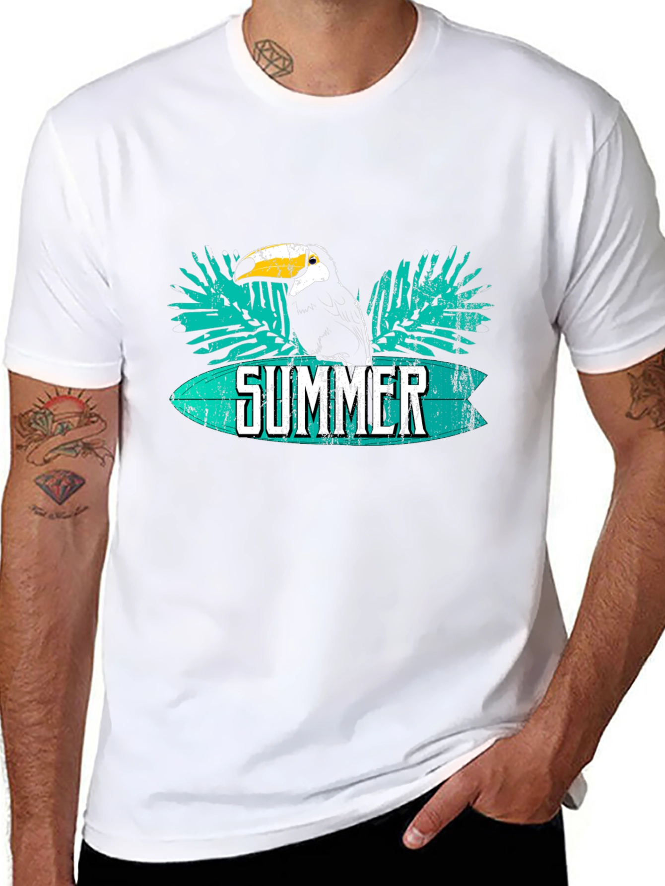 Tropical Toucan Summer T-Shirt