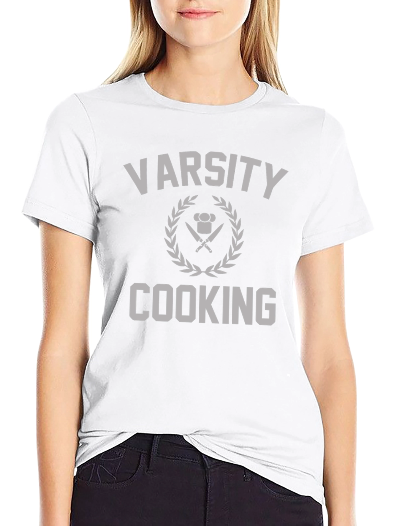 Varsity Cooking Graphic T-Shirt - Chef Gift
