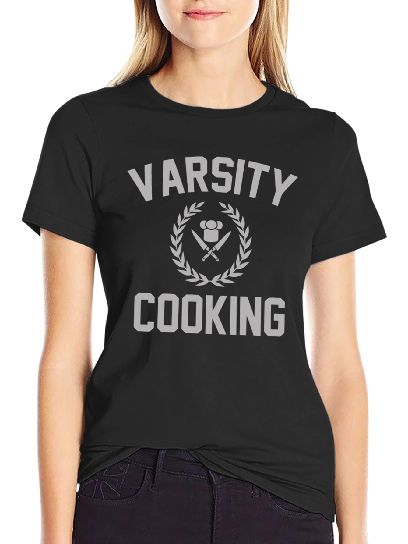 Varsity Cooking Graphic T-Shirt - Chef Gift