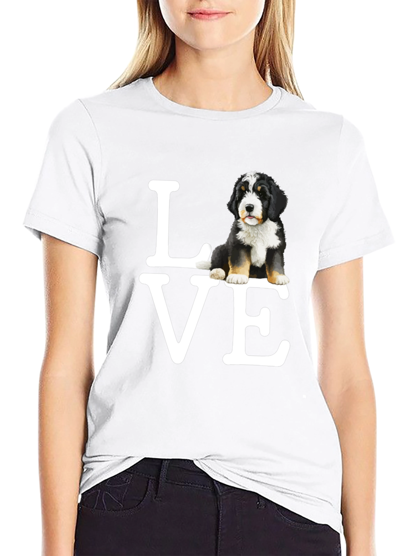 Bernese Mountain Dog LOVE T-Shirt
