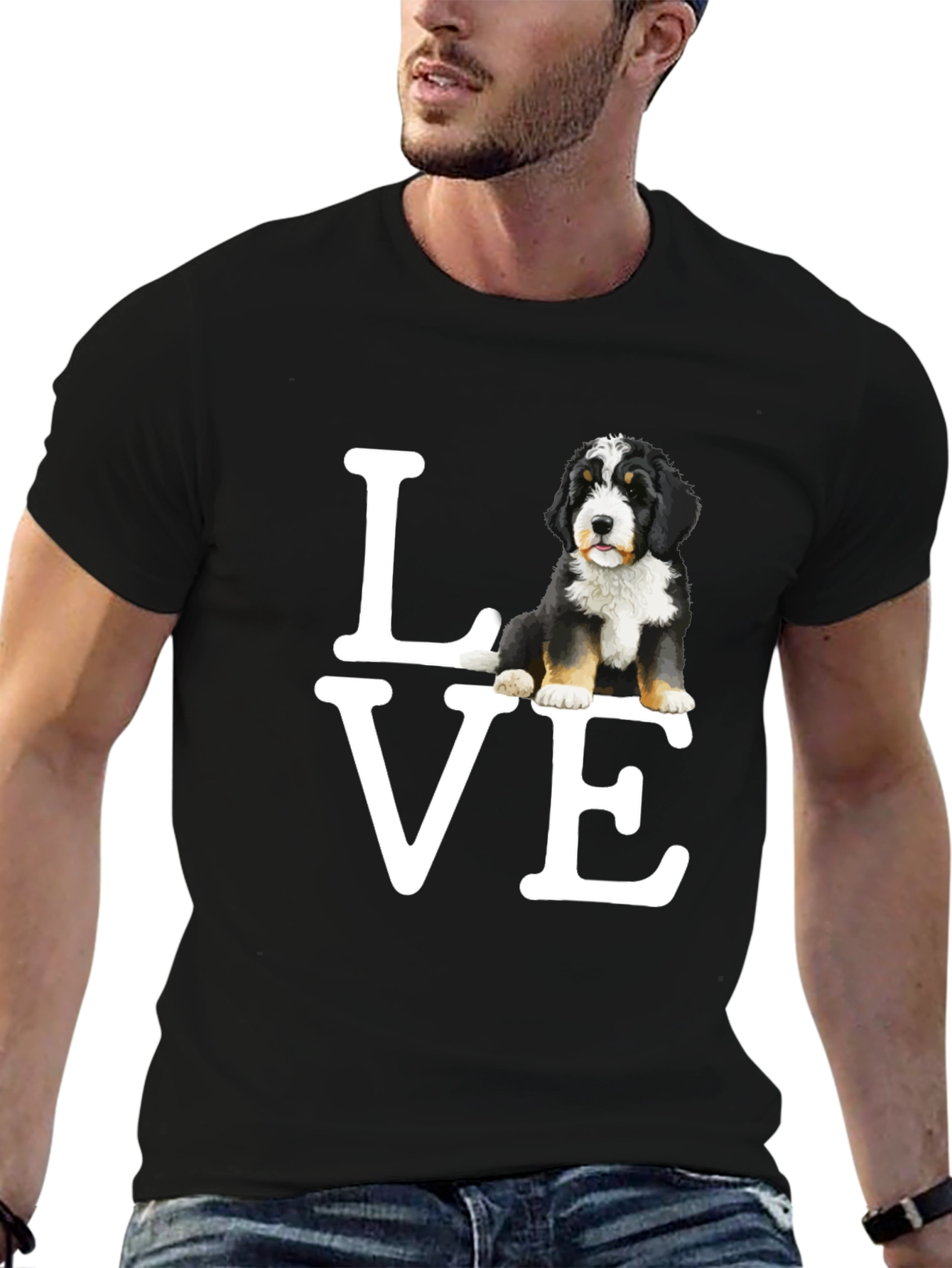 Bernese Mountain Dog LOVE T-Shirt