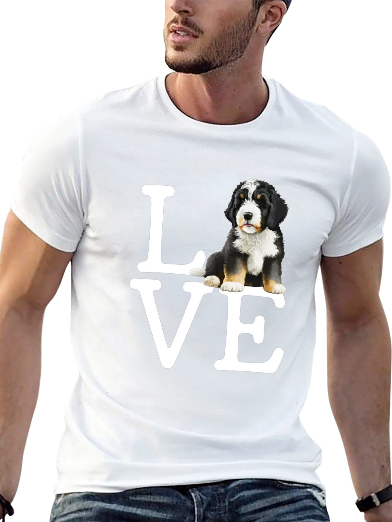 Bernese Mountain Dog LOVE T-Shirt