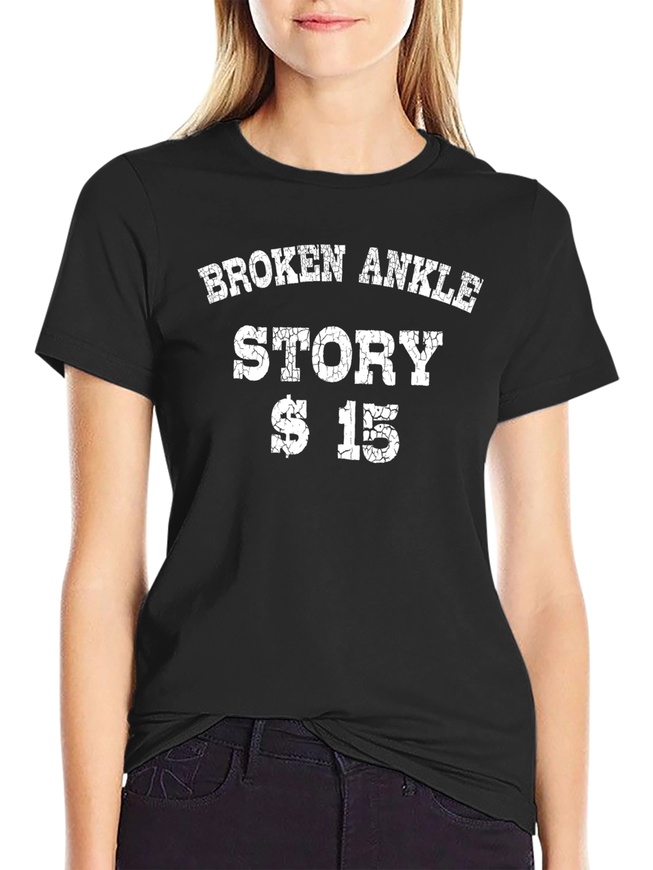 Broken Ankle Story T-Shirt - Funny Injury Tee