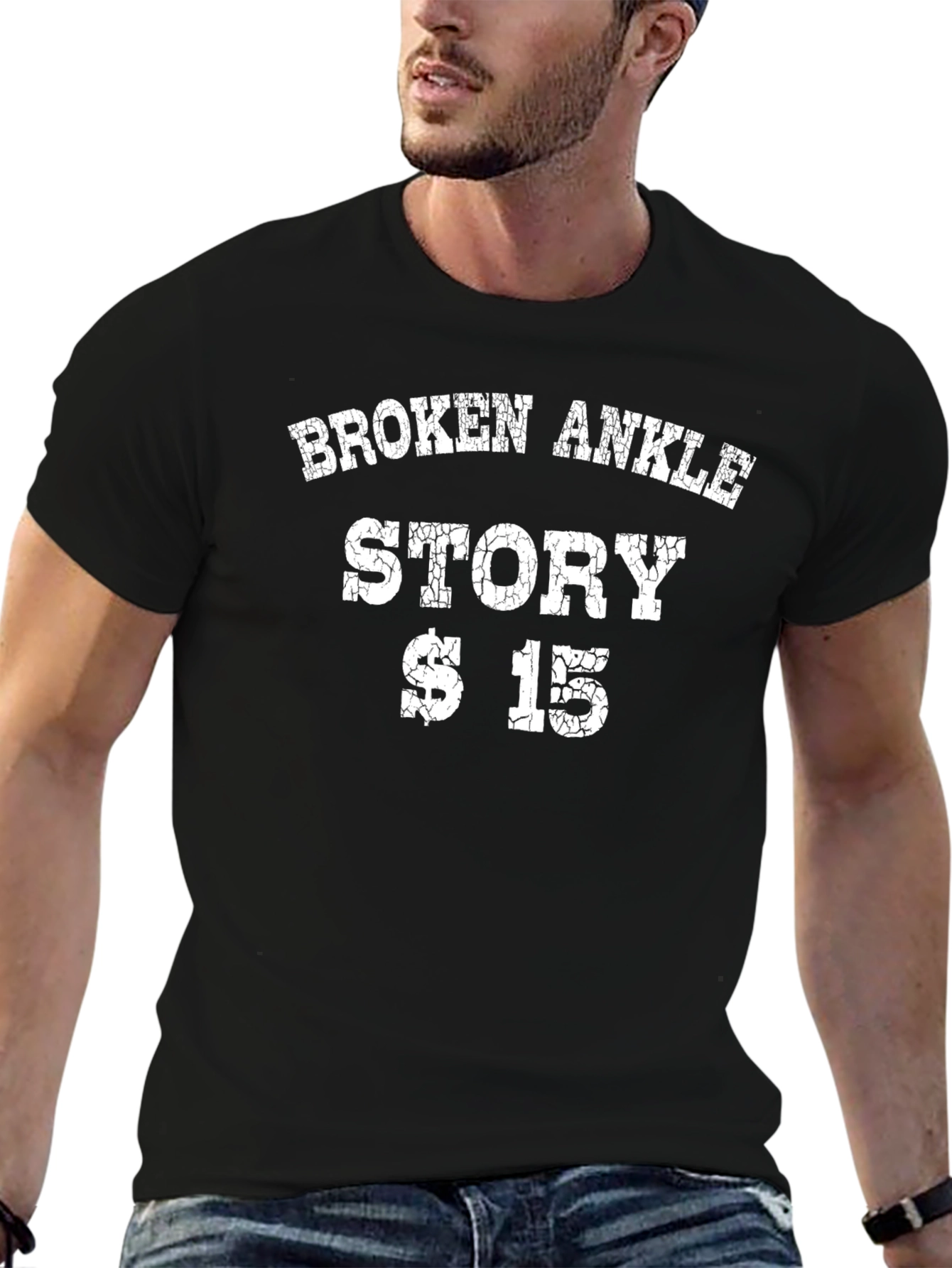 Broken Ankle Story T-Shirt - Funny Injury Tee