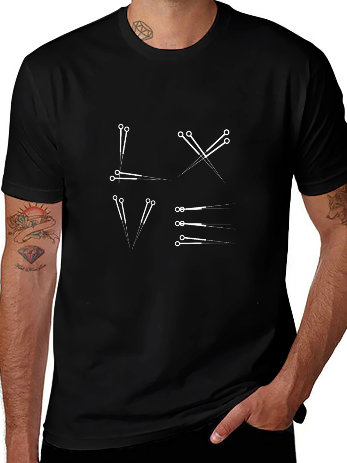 Acupuncture Love Black T-Shirt