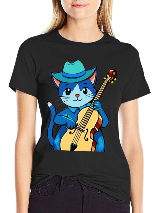 Cat Musician T-Shirt