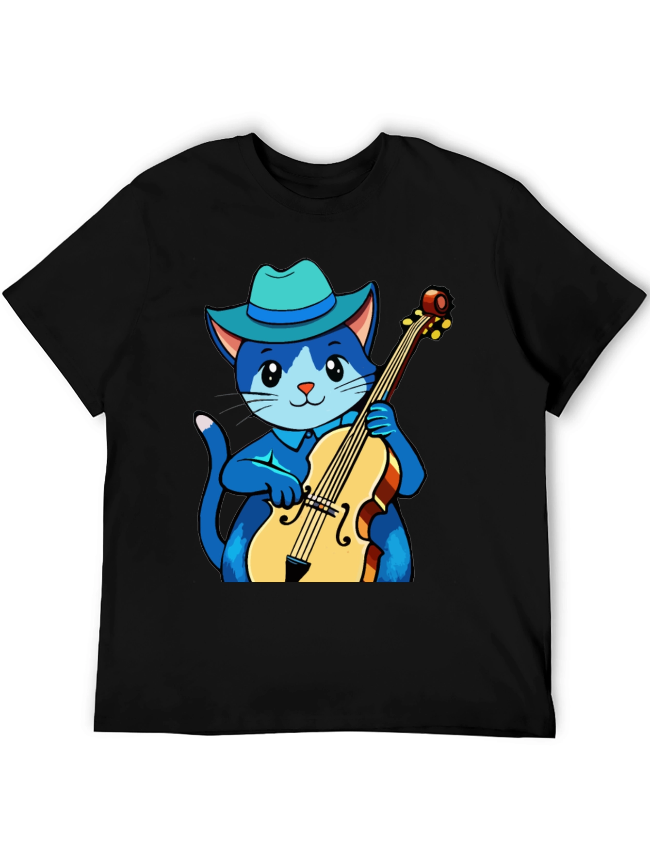Cat Musician T-Shirt