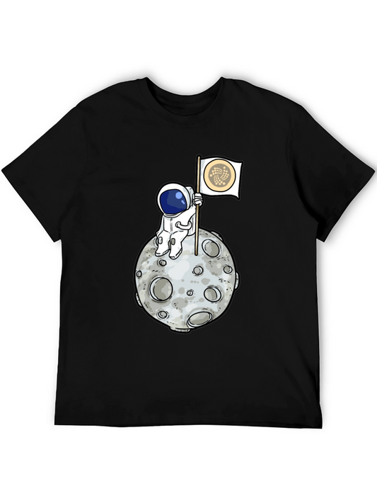 Astronaut on Moon Graphic T-Shirt