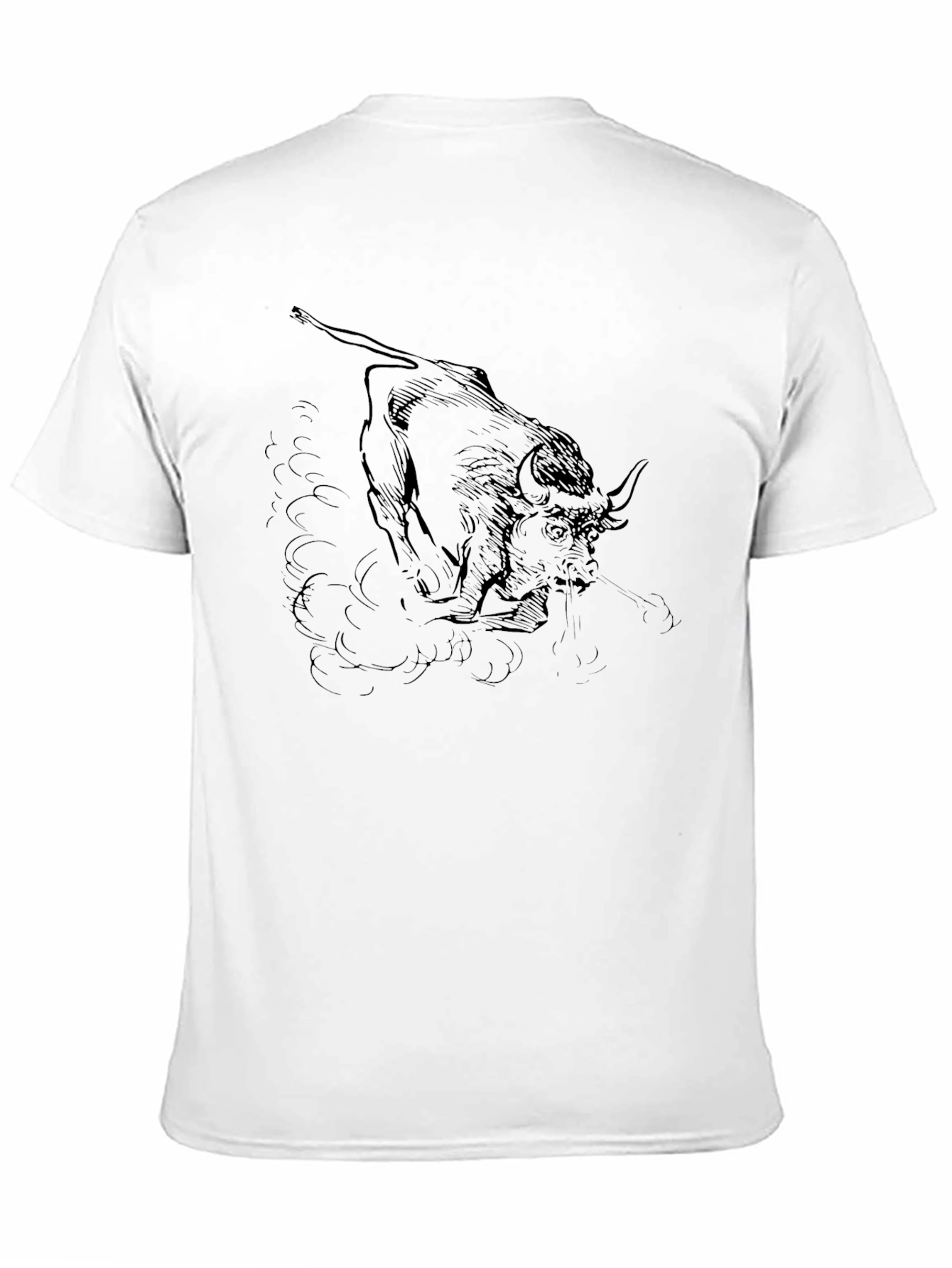 Black Bull Graphic Tee - Bold & Stylish