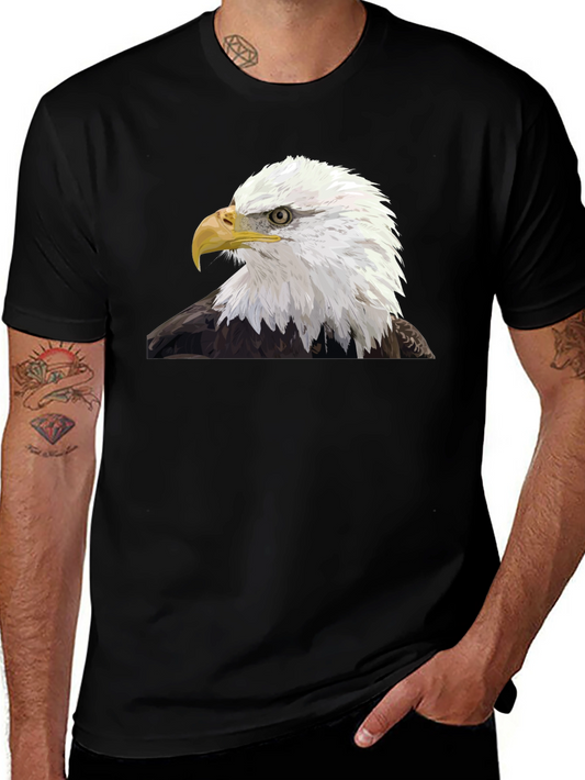Bald Eagle Graphic T-Shirt - Black