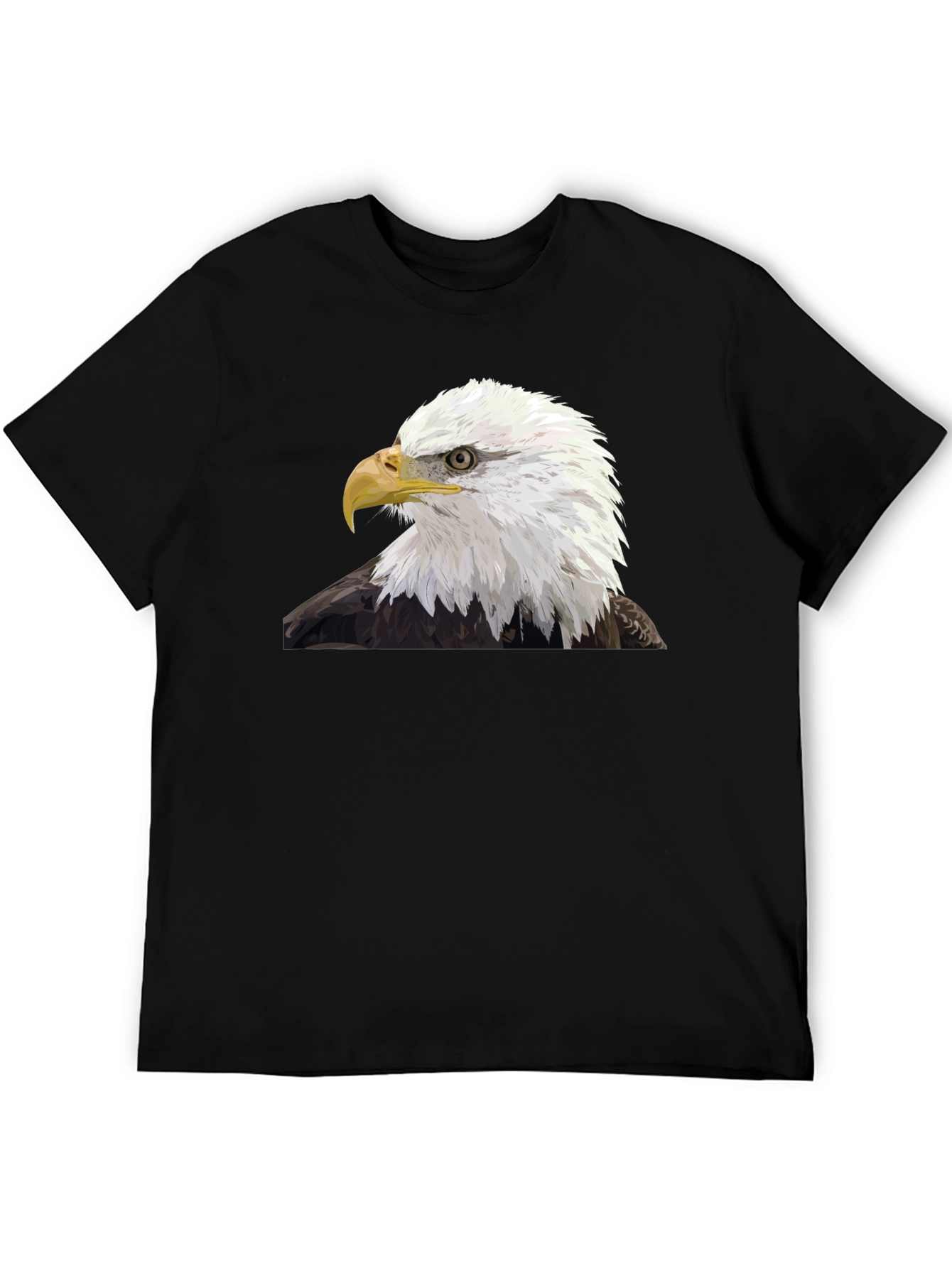 Bald Eagle Graphic T-Shirt - Black