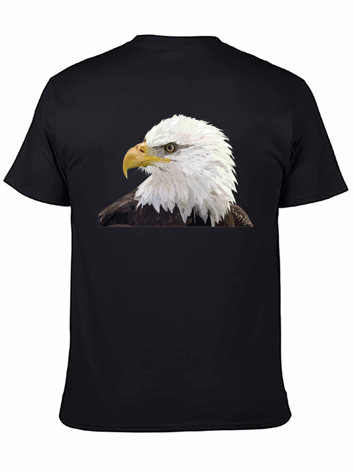 Bald Eagle Graphic T-Shirt - Black