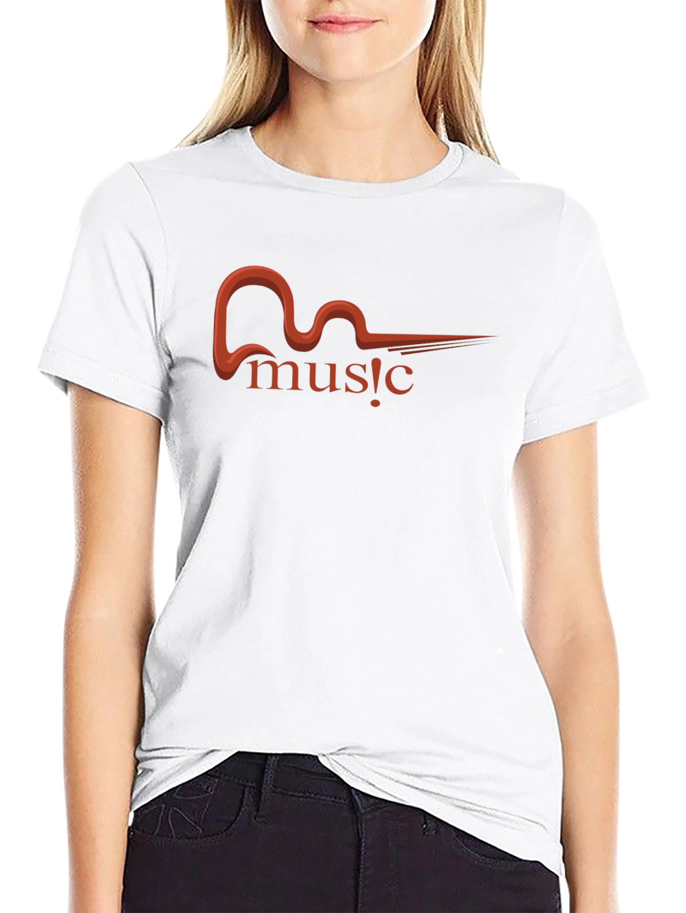 Music Graphic T-Shirt - Black Tee