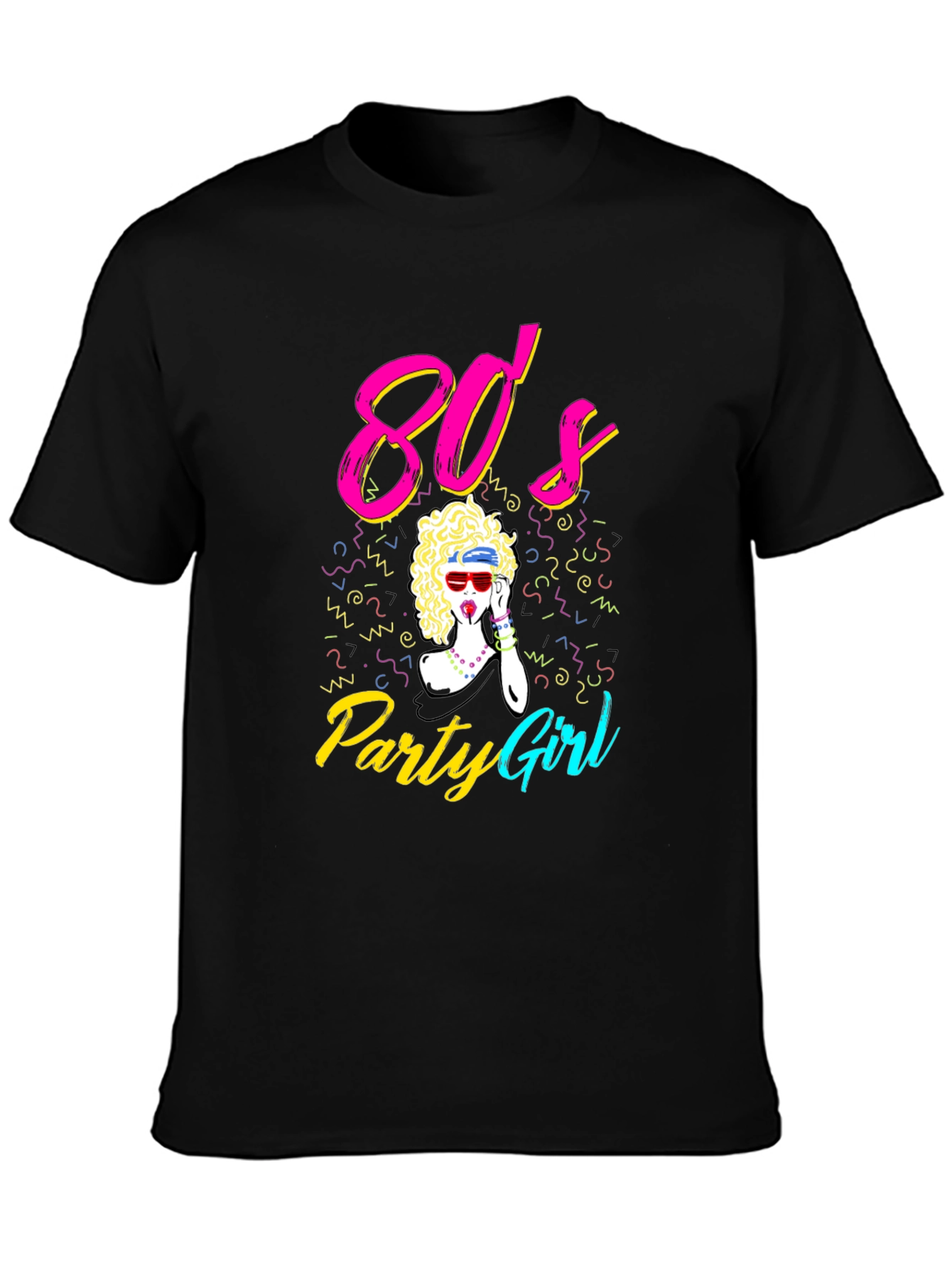 80s Party Girl Graphic Tee