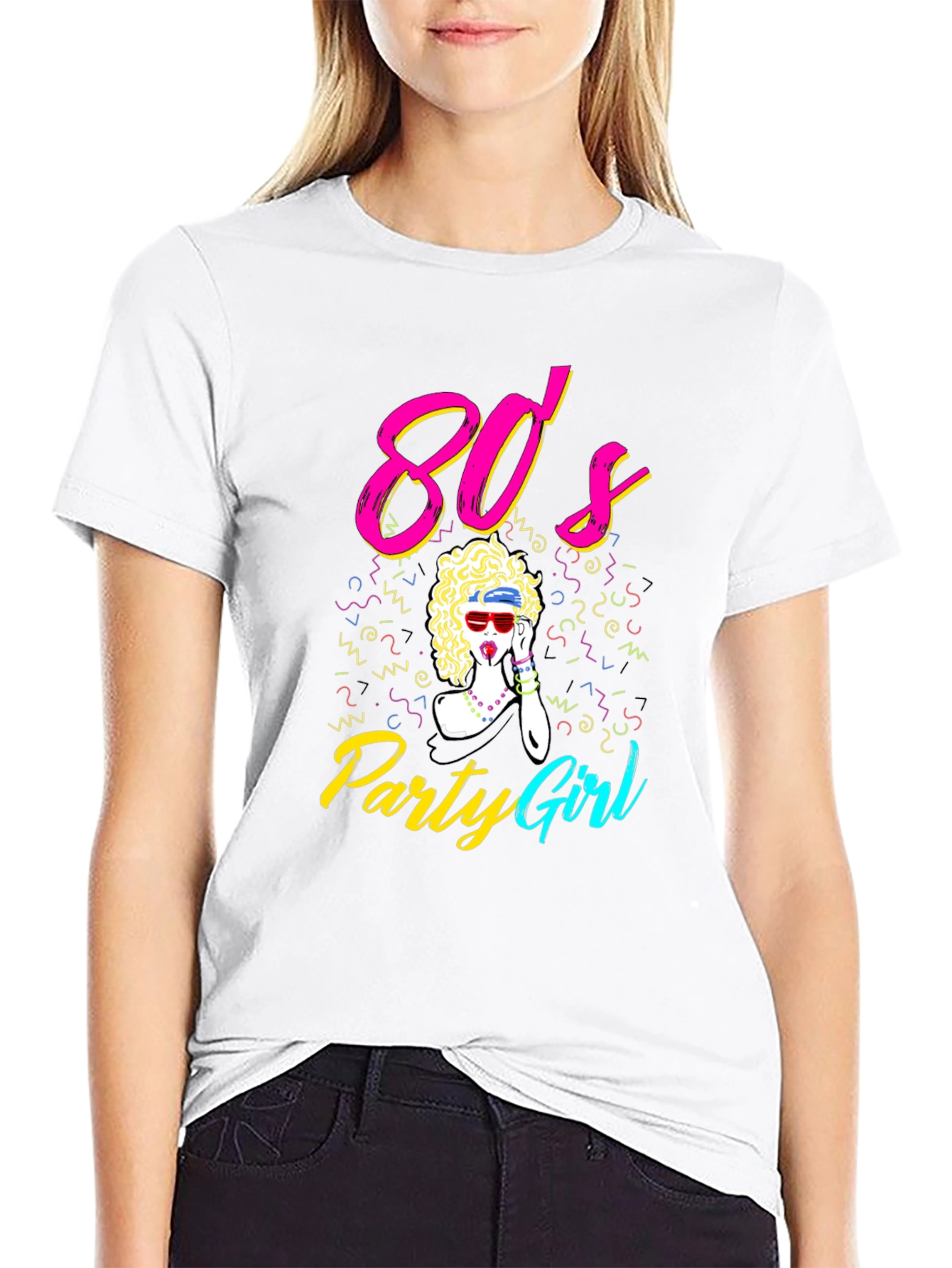 80s Party Girl Graphic Tee