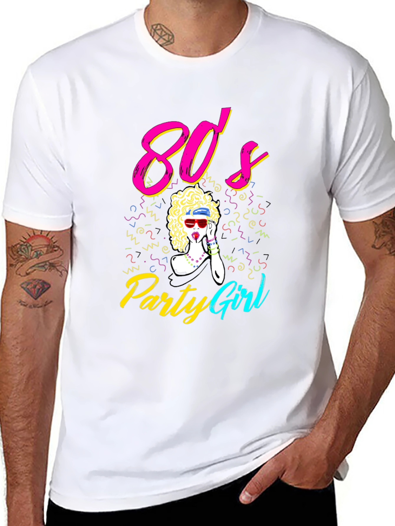 80s Party Girl Graphic Tee