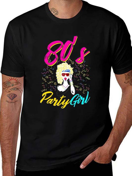 80s Party Girl Graphic Tee