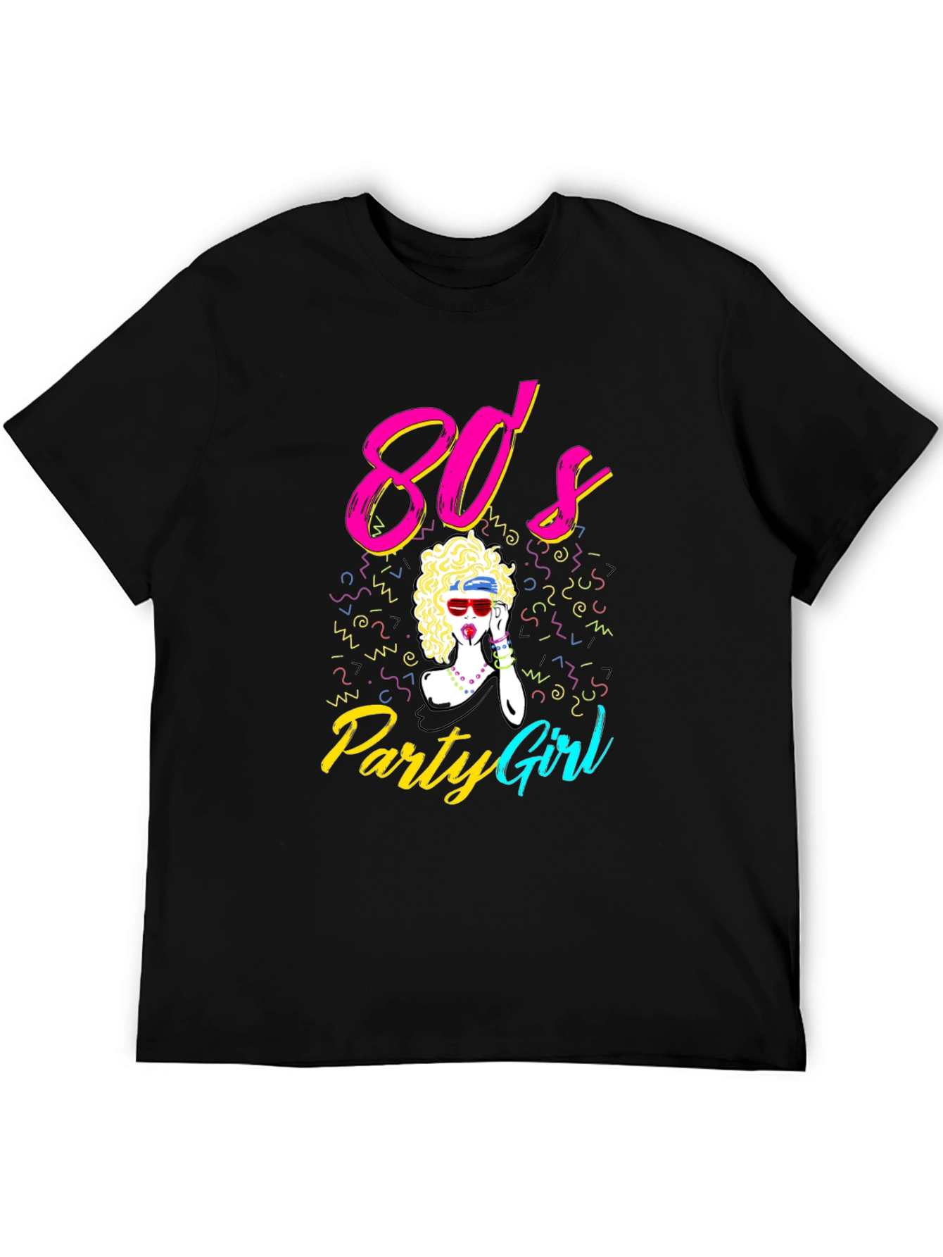 80s Party Girl Graphic Tee