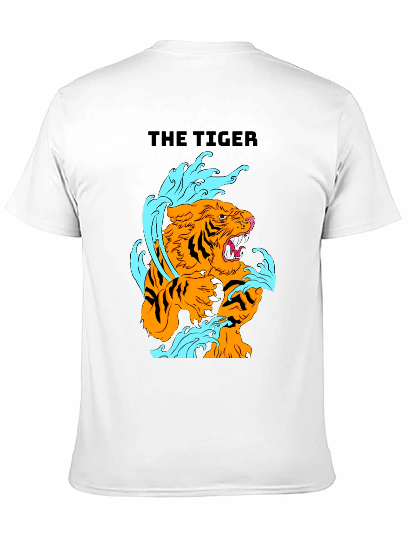 The Tiger Graphic Black T-Shirt