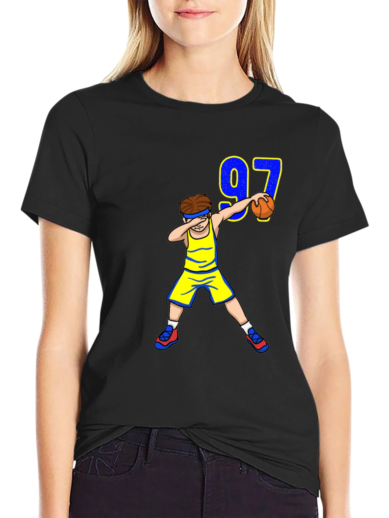 Basketball Dab T-Shirt - Number 97