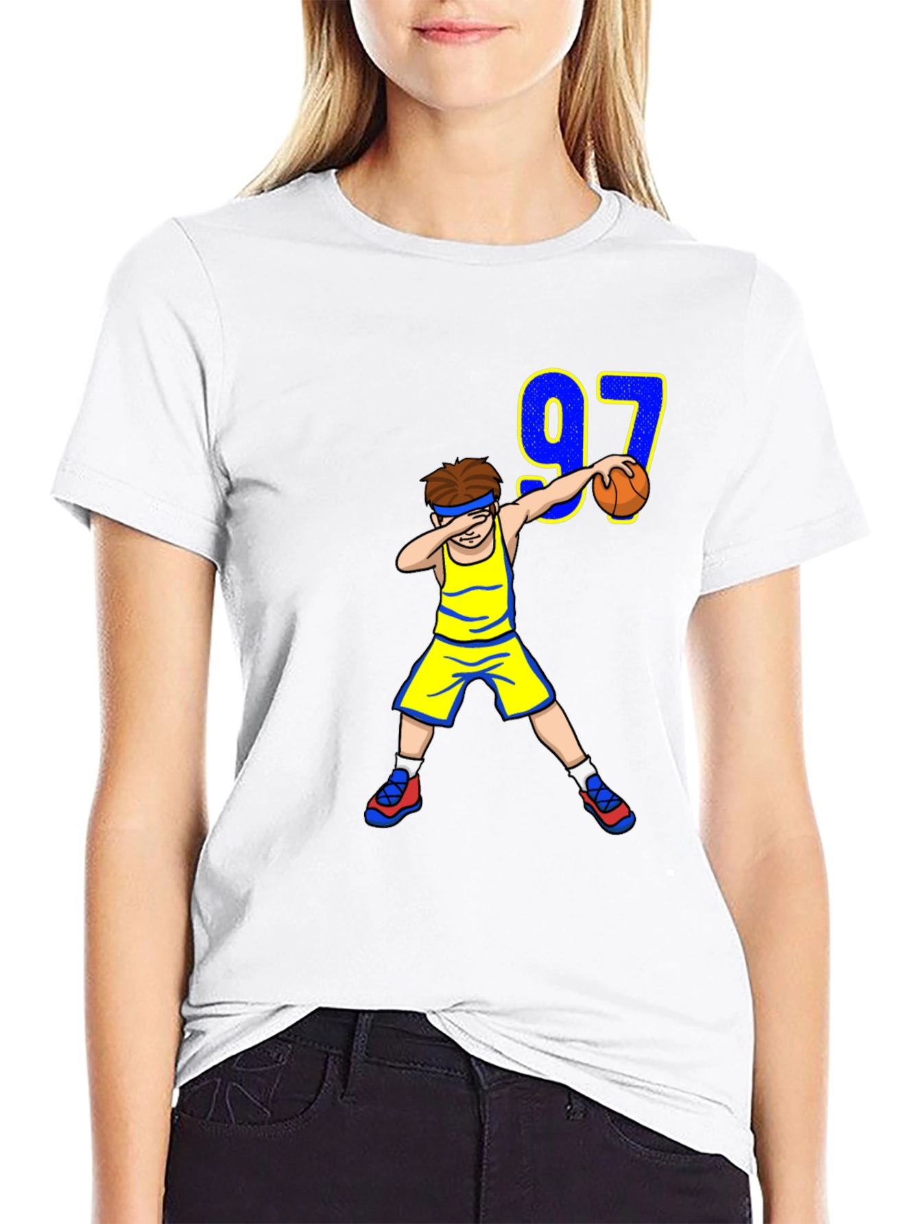 Basketball Dab T-Shirt - Number 97