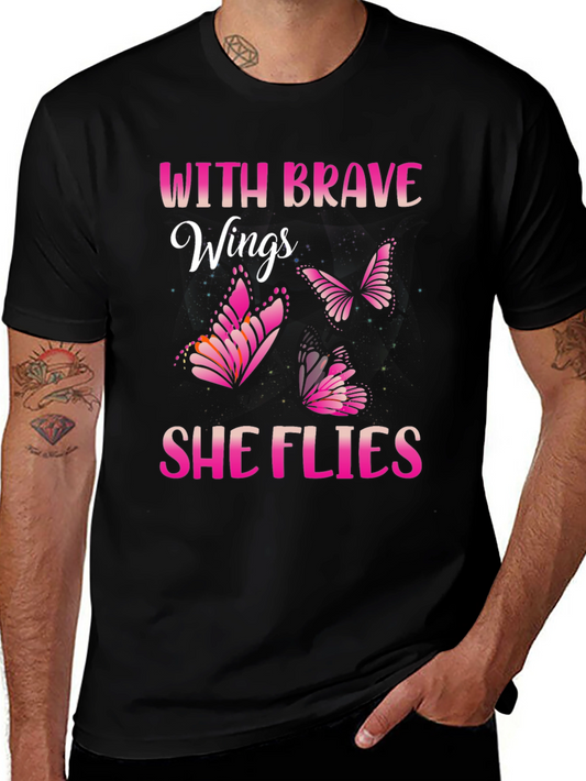 Brave Wings Butterfly Graphic Tee