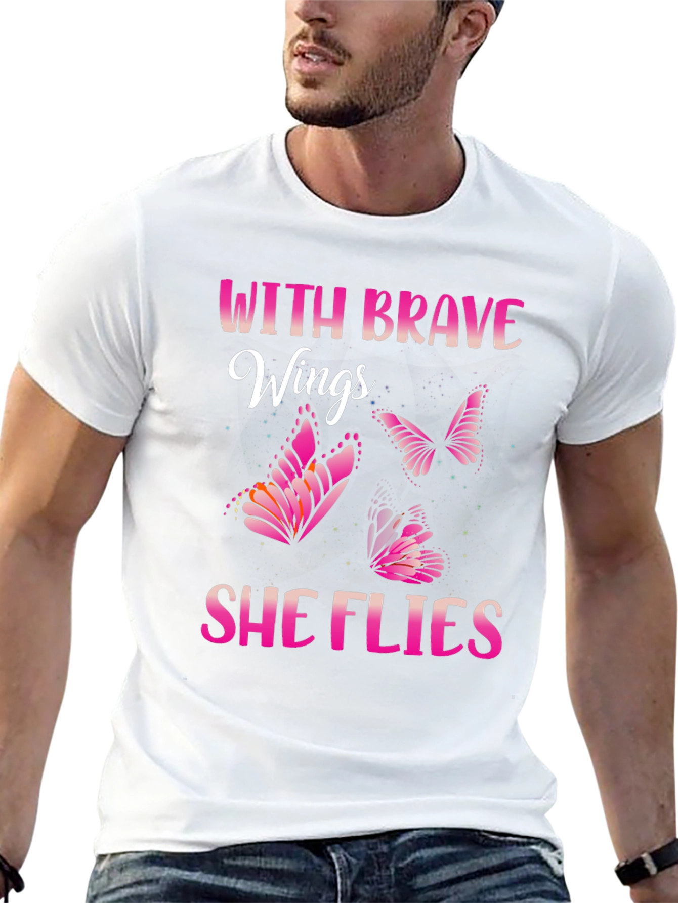 Brave Wings Butterfly Graphic Tee