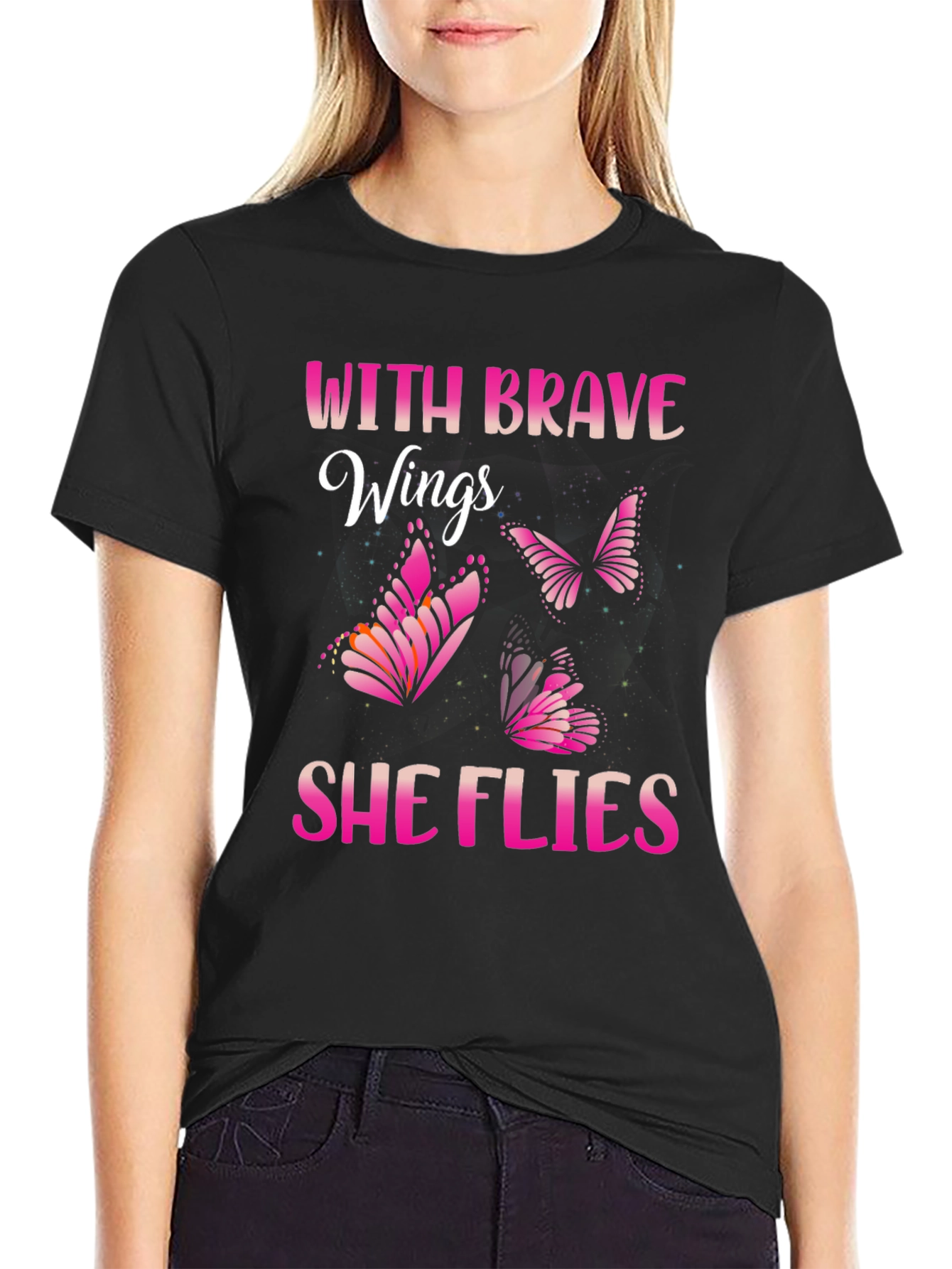Brave Wings Butterfly Graphic Tee