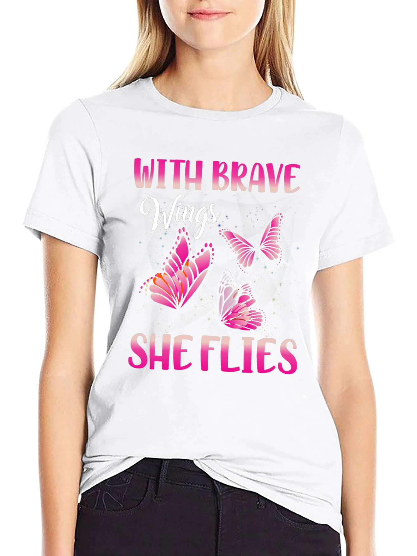 Brave Wings Butterfly Graphic Tee